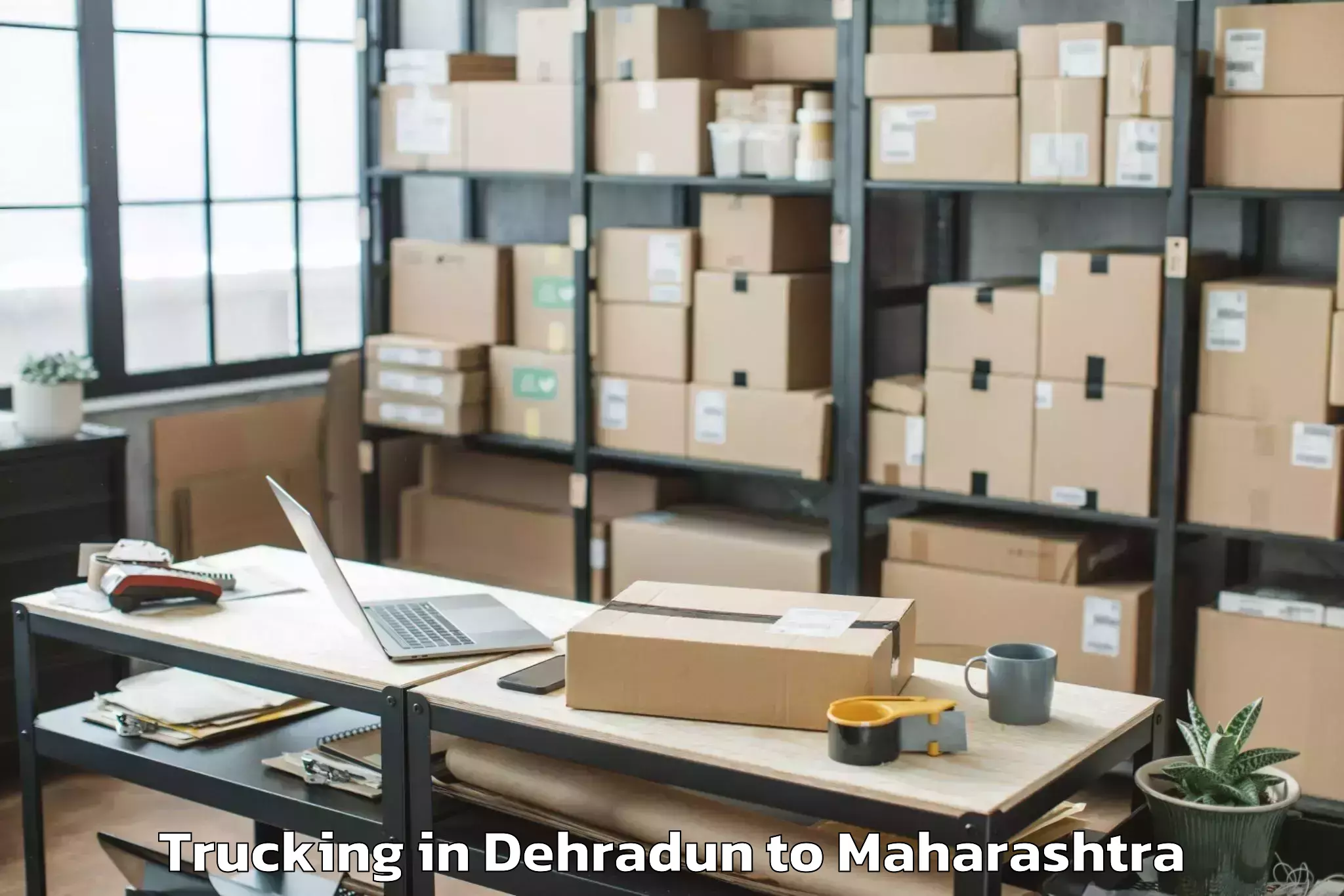 Trusted Dehradun to Beed Trucking